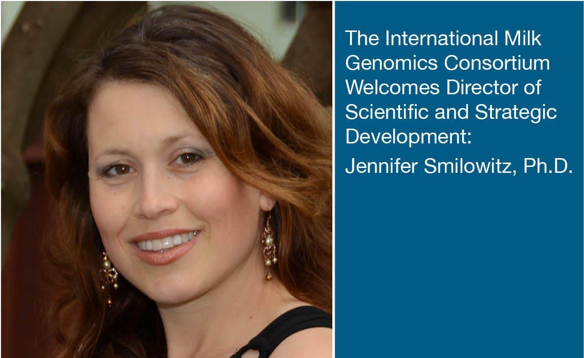 International Milk Genomics Consortium Welcomes New Director