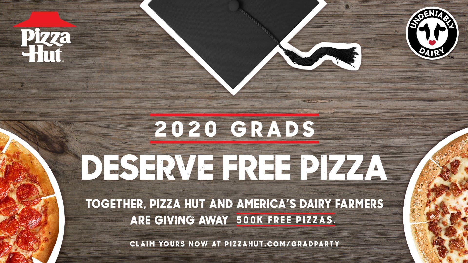 America’s Dairy Farmers, Pizza Hut Celebrate Class of 2020 with Free Pizza
