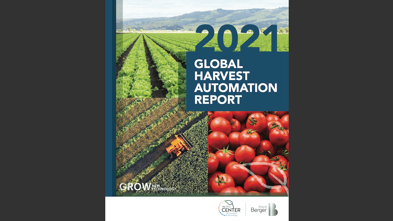 Inaugural Global Harvest Automation Report Reveals Grower Investment