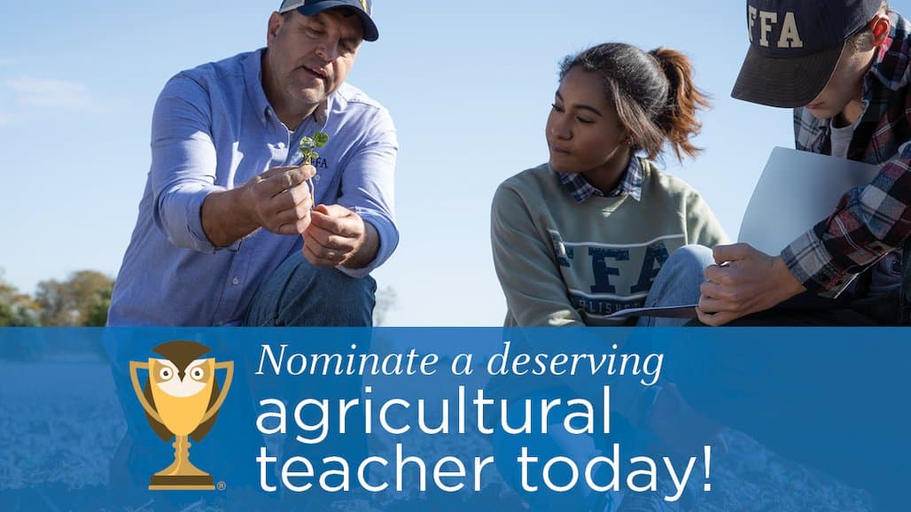 Nominate California Teachers for Top Agricultural Educator Award