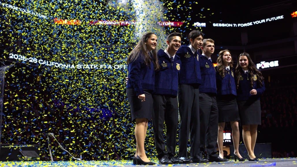 California FFA Elects 2025-2026 State FFA Officer Team