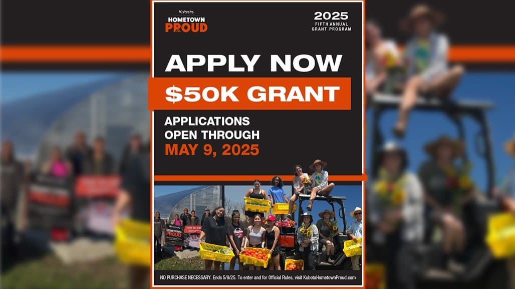 Kubota Kicks Off Fifth Annual Community $50K Grant Funding & Equipment Program
